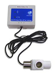LD-38-JG leak detector with automatic water supply shut-off and low battery warning
